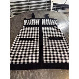 Coco‎ and Shay Checkered Sweater Sundress Professional Casual Wear XL